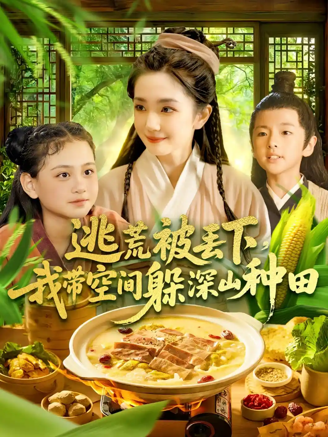 逃荒被丢下我带空间躲深山种田